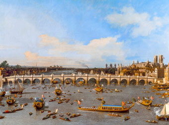 Canaletto's Westmister Bridge